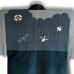 HAORI JAPONAIS HOMME EN SOIE BLEU NUIT 007-186 (L)